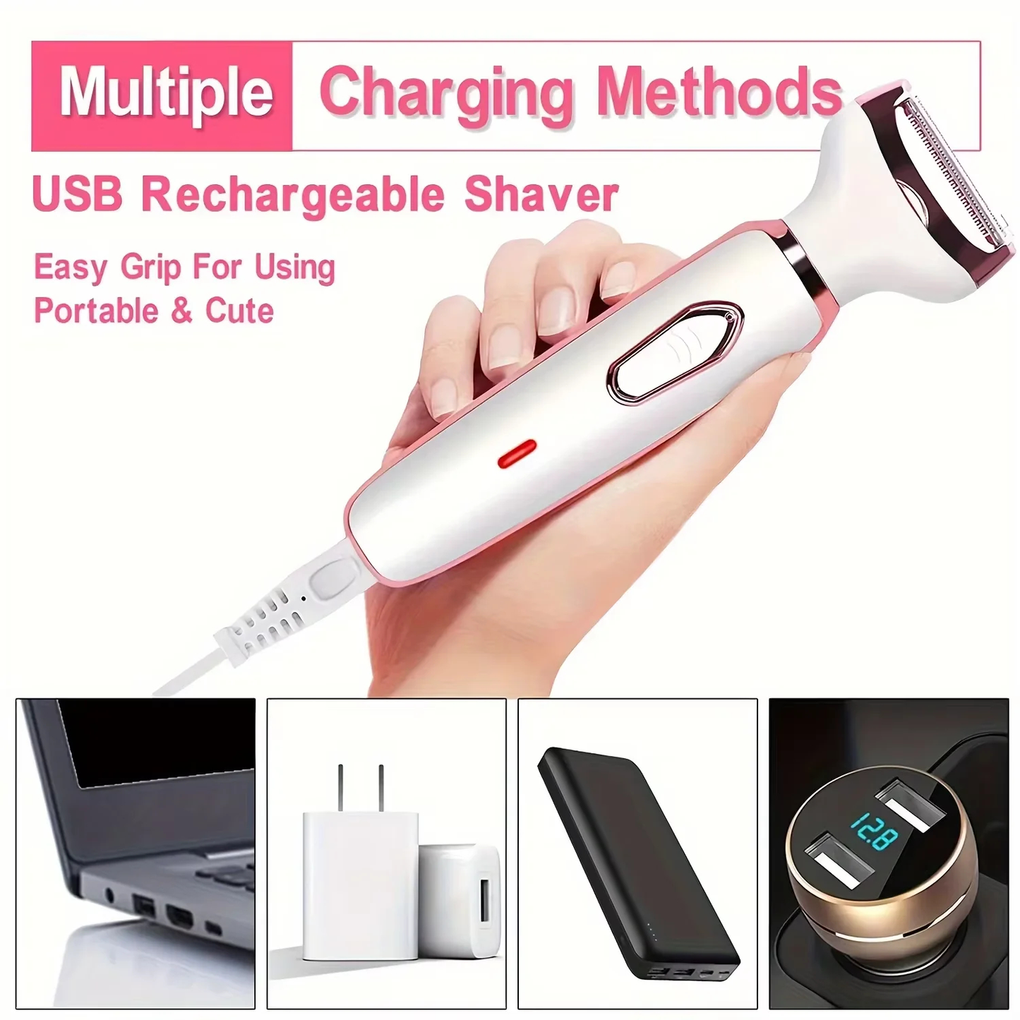 4-in-1 Women's Body Shaver